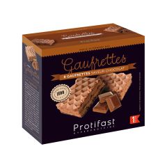 High Protein Chocolate Flavoured Wafer Squares.